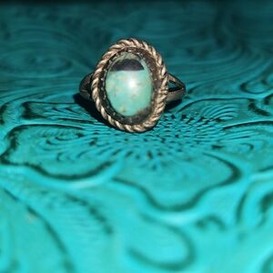 Vintage Turquoise Silver Ring
